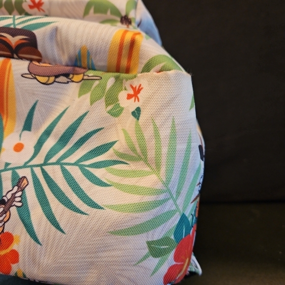 Loungefly Disney Mickey Tropical Nylon‎ Backpack Surfboards Tiki HTF RARE main image 9